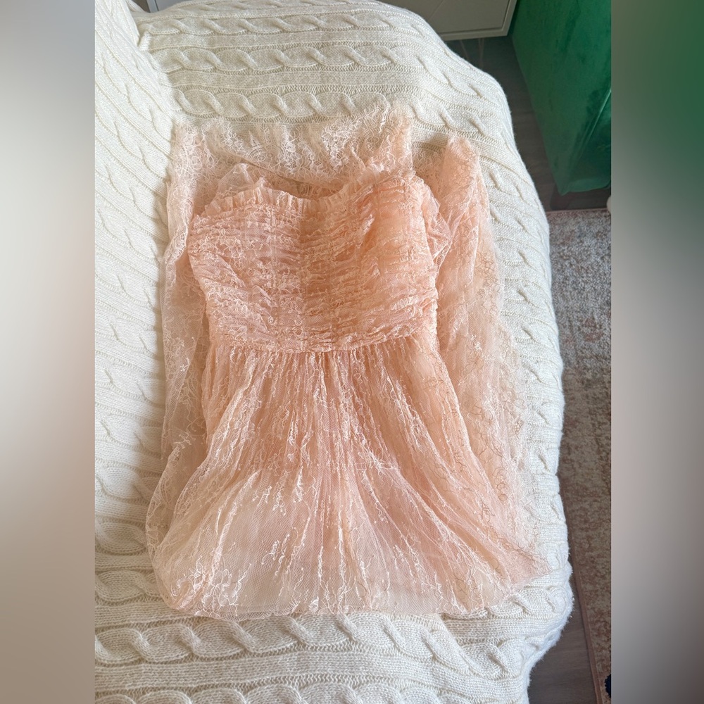 DOEN PAMELINA DRESS IN PETUNIA PINK LACE, size S, brand new, never worn. - Picture 13 of 15